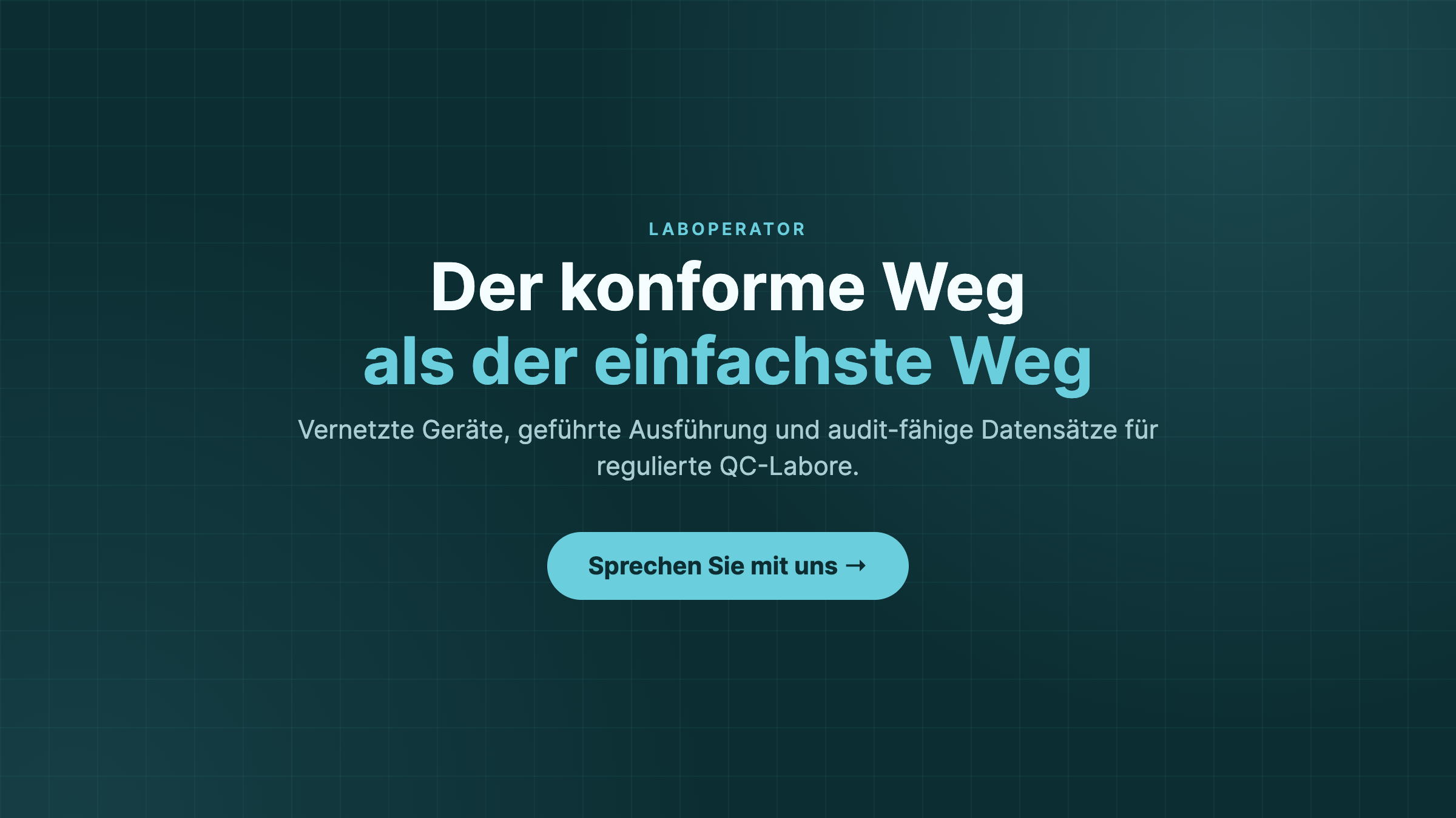 Sprechen Sie mit dem LabOperator-Team