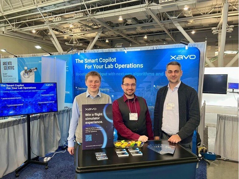 Xavo booth at SLAS 2024